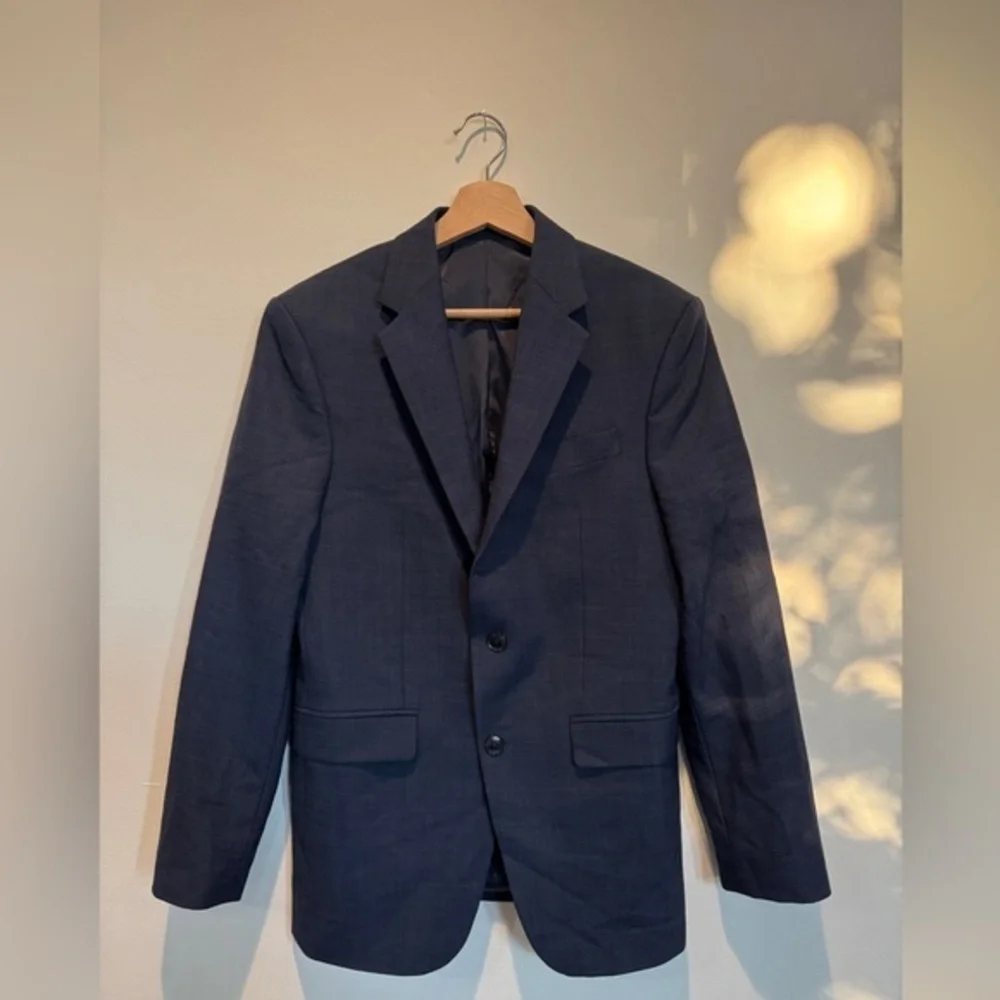 Zara Blue Sport Coat Modern Tailored Blazer